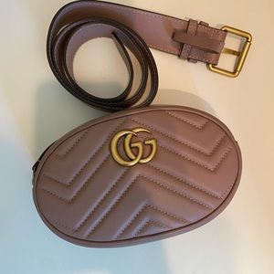 SOLD!Gucci Marmont belt bag